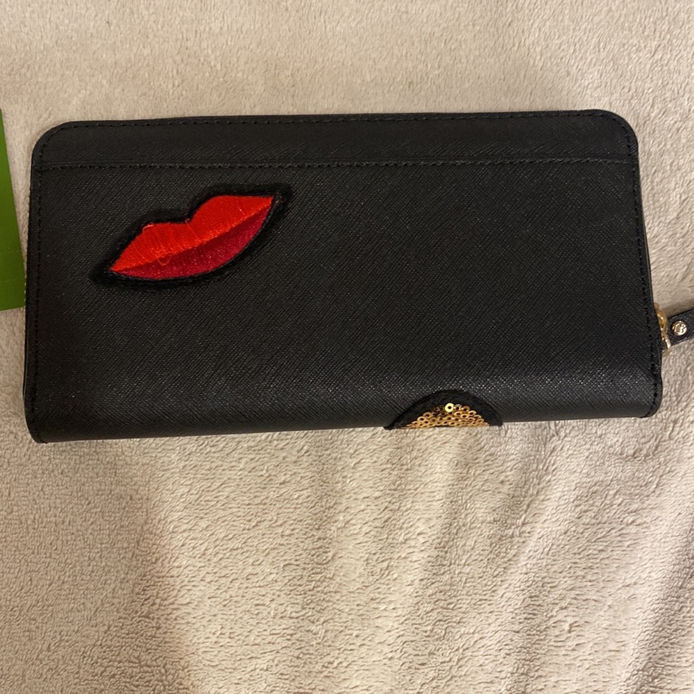 NWT Kate Spade Run Wild Leopard Neda Wallet - Picture 7 of 12